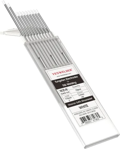Miniatura 48 de YESWELDER - Electrodo de tungsteno para soldadura TIG, ceriado al 2%, de 1/16 x 7 pulgadas (gris, WC20/EWCe-2), paquete de 10