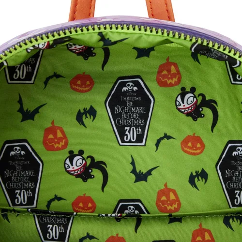 Miniatura 7 de Loungefly Disney Nightmare Before Christmas Scary Teddy Present Glow Mini mochila