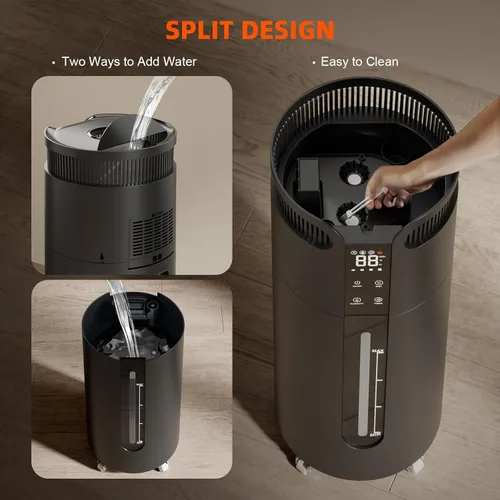 Miniatura 6 de Spider Farmer - Humidificador de 16L/4.2Gal con salida de 1400ML/H para tienda de cultivo de 2000 pies cuadrados, habitación grande, planta