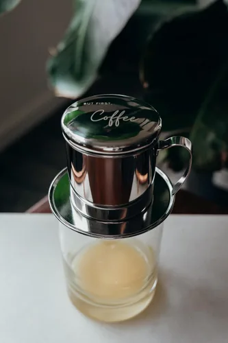 Miniatura 2 de Phuong Hoang Filtro de café vietnamita Cámara de acero inoxidable prémium para café vietnamita audaz y rico Fabricado en Vietnam (8 onzas)