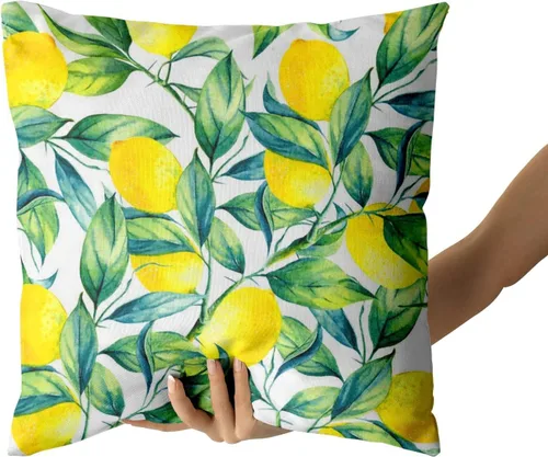 Miniatura 6 de Juego de 2 fundas de almohada cuadradas decorativas para sofá, automóvil, dormitorio, decoración del hogar con diseño de hojas verdes de 20 x 20