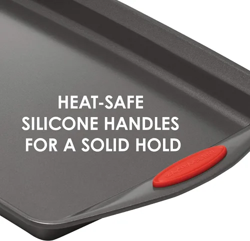 Miniatura 6 de Rachael Ray 47964 Oven Lovin' Utensilios de repostería antiadherentes Molde desmontable para hornear con agarres / Molde desmontable antiadherente