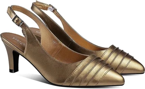 Miniatura 4 de ANN CREEK 'Lossom' - Sandalias elegantes para mujer con tacón de gatito de 2.5 pulgadas + medio