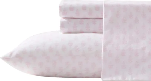 Miniatura 32 de Laura Ashley - Sábanas King, Juego de Ropa de Cama de Percal de Algodón, Ligero y Transpirable para el Hogar (Emogene Naranja Quemado, King)