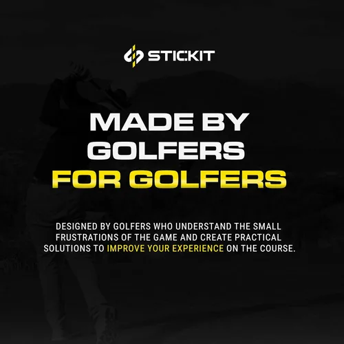 Miniatura 6 de STICKIT Toalla de golf magnética – Ultra absorbente con tejido de gofre de microfibra – Toalla de golf con imán para bolsas, palos y carritos