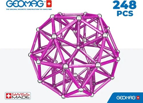 Miniatura 4 de Geomag Masterbox - Juguetes magnéticos para niños a partir de 8 años, 248 imanes educativos educativos para niños, bloques magnéticos, azulejos