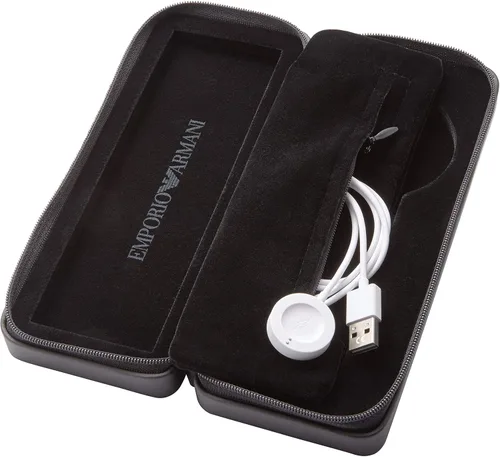 Miniatura 5 de Emporio Armani - Smartwatch 3 con tecnología Wear OS de Google con altavoz, frecuencia cardíaca, GPS, NFC y notificaciones de celular inteligente