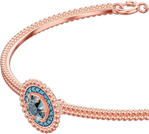 Miniatura 2 de Pulsera de oxígeno de Swarovski, chapada en oro rosa gris.