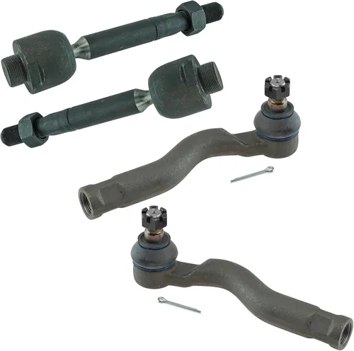 Miniatura 23 de TRQ Juego de barras de acoplamiento delanteras interiores y exteriores de 4 piezas compatible con Jeep Cherokee 1991-2001 y Comanche 91-92