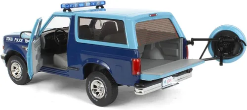 Miniatura 4 de Greenlight 1/18 Policía Estatal de Massachusetts 1996 Ford Bronco XLT Artisan Collection 19120