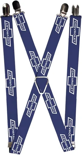 Buckle-Down Tirantes unisex para adultos, Chevy, multicolor, talla única, Varios colores