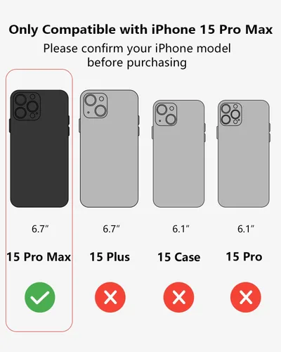 Miniatura 2 de SCORPIFY Funda para iPhone 15 Pro Max [Compatible con MagSafe] con Diseño de Estampado de Leopardo Guepardo Negro Mate, Linda Funda Magnética