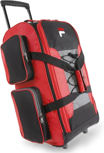 Miniatura 3 de Fila Bolsa de lona ligera con ruedas de 26 pulgadas, Rojo -, Bolsa de lona ligera con ruedas de 26