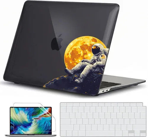 Miniatura 22 de GVTECH Funda para MacBook Air de 13 pulgadas (2010-2017) A1369 A1466 carcasa rígida de plástico, carcasa negra