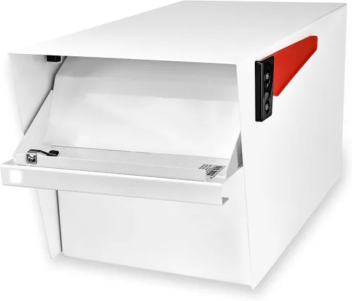 Miniatura 2 de Mail Boss 7529V Mail Manager - Buzón de seguridad con cierre de seguridad, color blanco alpino