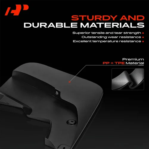 Miniatura 5 de A-Premium Aletas de barro compatibles con Toyota Tundra 2007-2021 Pickup, no requiere perforación, protectores de lodo con accesorios de hardware