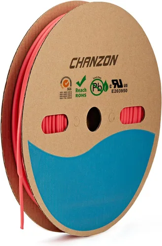 Miniatura 52 de Chanzon - Tubo termorretráctil de relación 3:1, 1-1/4" (30mm), grado marino, con revestimiento adhesivo impermeable, rollo de 4 pies