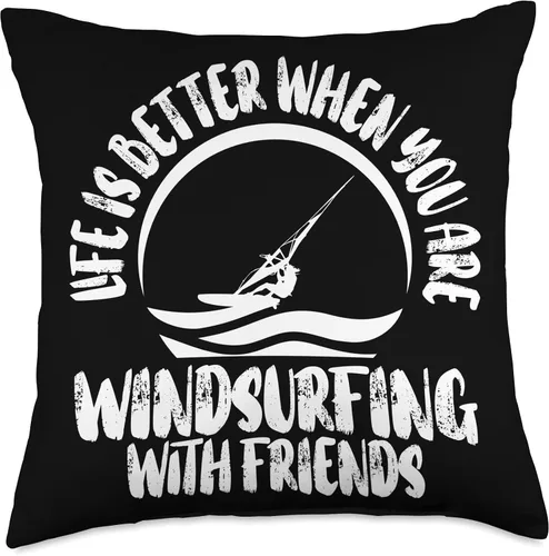 Miniatura 4 de Windsurfing Surfing Board Water Sports Throw Pillow