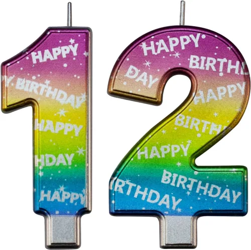 Miniatura 344 de DERVENTA Velas de cumpleaños con números grandes, 3D, color rosa, 3.7 pulgadas, decoración para tartas de fiesta, 1 pieza (número 3 rosa)