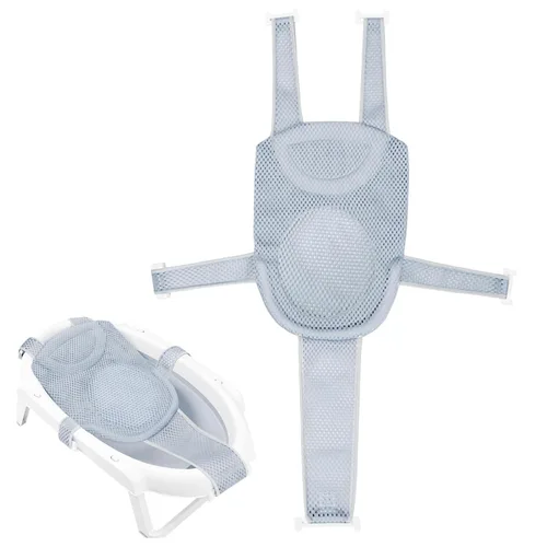 Miniatura 24 de Colorlife Asiento de Baño para Bebé con Malla de Apoyo, Asiento de Baño para Bebé, Ajustable, Cómodo, Antideslizante, Malla de Ducha de Cinco Puntos