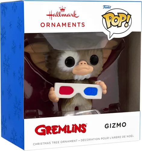 Miniatura 3 de Hallmark Adorno de Navidad, Gremlins Gizmo Funko Pop! Ornamento, regalos de película
