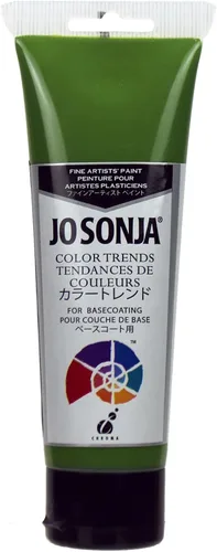 Miniatura 23 de Jo Sonja Colores de fondo – Botella de 6 oz de acrílico de flujo mate – Deep Pond color fantasía (Deep Pond)