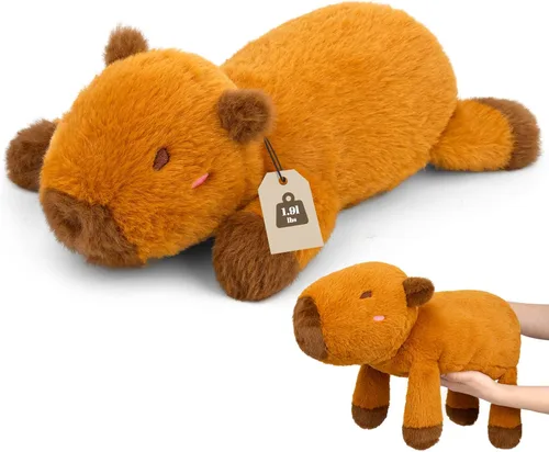 Miniatura 13 de 11 Inch Weighted Turtle Stuffed Animal, Soft Sea Turtle Soccer Plush Toy with Football Body, Cute Weighted Plushies for Kids Boys Girls, Ideal
