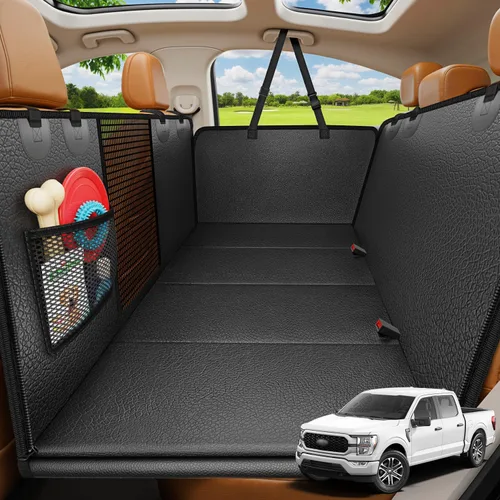 Miniatura 14 de URPOWER Funda de asiento para perro, hamaca 100% impermeable, 600D, resistente, a prueba de arañazos, antideslizante, duradera, suave