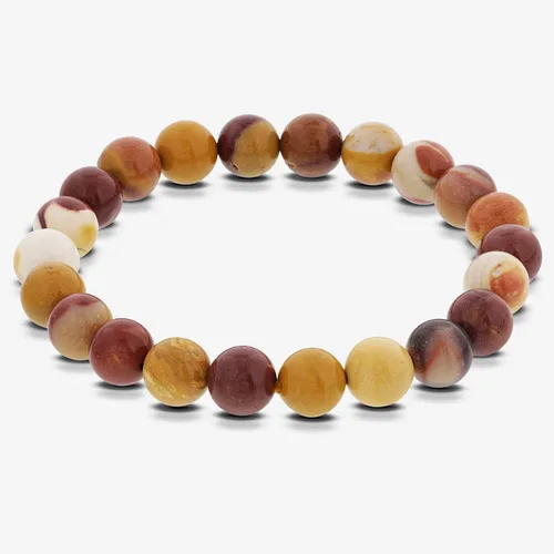Miniatura 141 de Gem Avenue Handmade Round Bead Stretch Bracelet Unisex Natural Stone Beaded Jewelry for Men & Women, Elastic Wristband for Daily Wear
