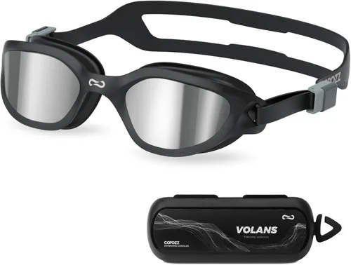 Miniatura 11 de COPOZZ Gafas de natación para mujeres adultas, gafas de natación para mujeres y hombres, antivaho sin fugas, protección UV para adultos