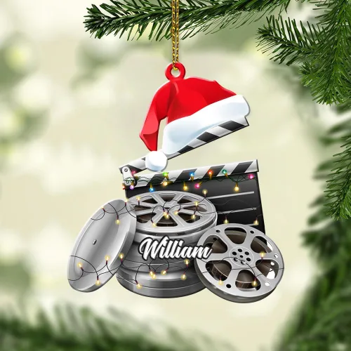 Miniatura 6 de Personalized Name Filmmaking Christmas Ornament Film Clapboard Ornament Director Clapboard Christmas Ornament Movie Clapperboard Theater Ornament 156