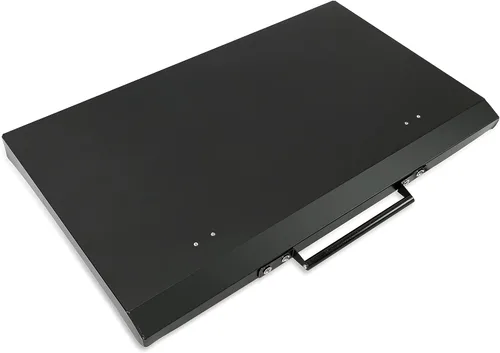 HECASA Tapa dura para parrilla de 36 pulgadas, color negro, de aluminio, impermeable, compatible con Blackstone y más (sin chapado en diamante)