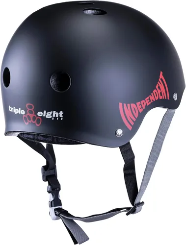 Miniatura 25 de Triple Eight Casco certificado Sweatsaver para patineta, BMX, Roller Derby, patinaje sobre ruedas, patinaje en línea, scooter y bicicleta