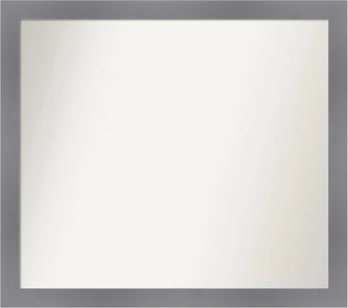 Miniatura 217 de Amanti Art Espejo personalizado, espejo de baño gris plomo a rayas, espejo de pared o espejo de tocador de baño sobre el fregadero