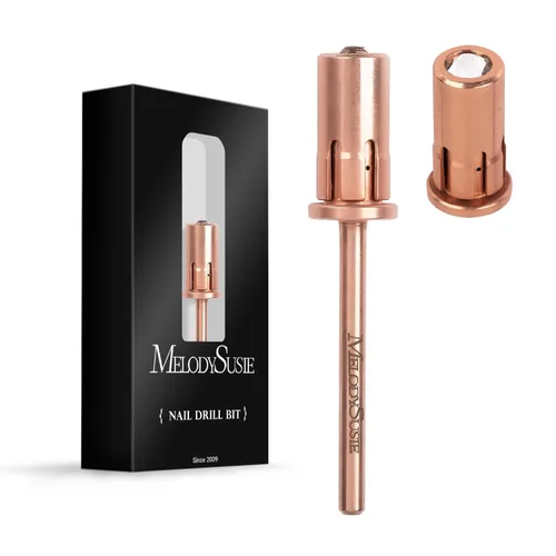 Miniatura 55 de MelodySusie - 100 bandas de lijado para brocas de uñas para lima eléctrica, de grano #80 grueso para limar uñas acrílicas, manicura y pedicura