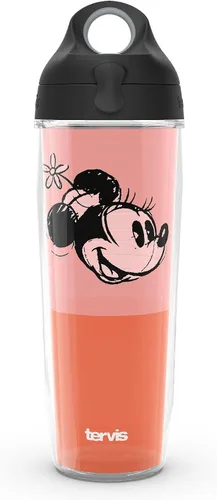 Miniatura 13 de Tervis Disney Fundamentals Collection - Vaso aislado de doble pared hecho en Estados Unidos mantiene las bebidas frías y calientes, 16 onzas, Mickey