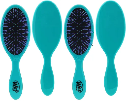 Miniatura 14 de Wet Brush - Cepillo desenredante para cabello grueso, negro, con cerdas ultrasuaves IntelliFlex que se deslizan a través de los nudos con facilidad