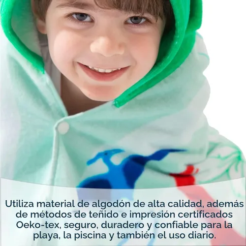 Miniatura 2 de VOOVA & MOVAS - Toallas para niños de 3 a 8 años, 30 x 50 pulgadas, 100% algodón Gruesa Absorbente, toalla para playa piscina baño baño