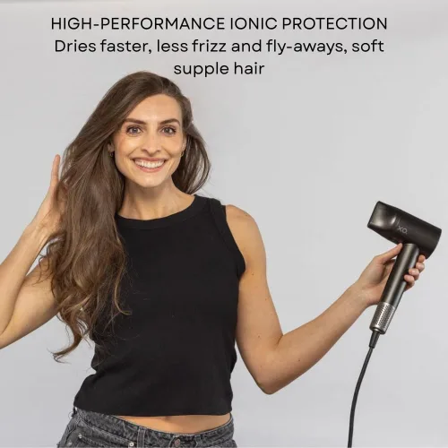 Miniatura 2 de Secador de pelo iónico con difusor para cabello rizado, silencioso y profesional de secado rápido para cabello grueso con 2 accesorios magnéticos