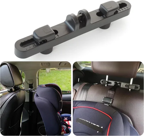 Miniatura 7 de Soporte Universal para Reposacabezas de Coche, Montaje ISOFIX, Pestillo, Kit de Anclaje para Asiento Infantil, Soporte para Reposacabezas