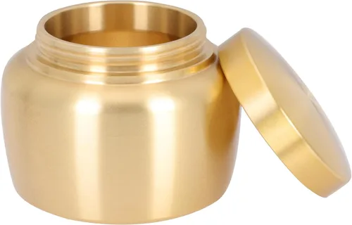 Miniatura 4 de Vaguelly Latas de té de cobre Latas de café Pequeño recipiente de almacenamiento de alimentos sellado para té, café, azúcar incienso en polvo