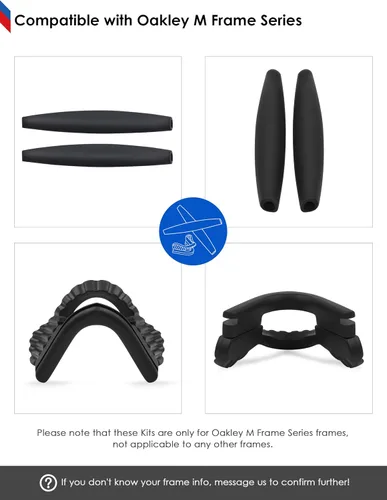 Miniatura 5 de BLAZERBUCK Kits de calcetines de repuesto para gafas de sol Oakley M Frame Series