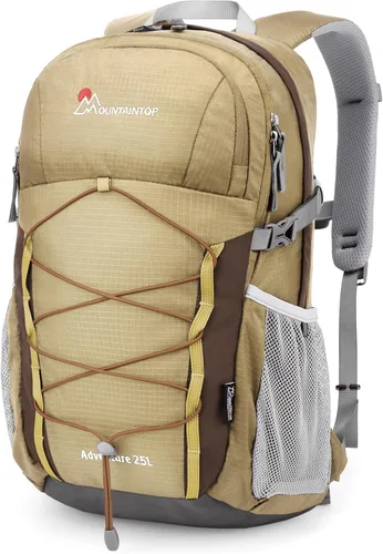 Miniatura 12 de Mochila de senderismo Mountaintop de 25 L/40 L, mochila ligera de viaje para hombres y mujeres, mochila para acampar al aire libre Negro+Azul