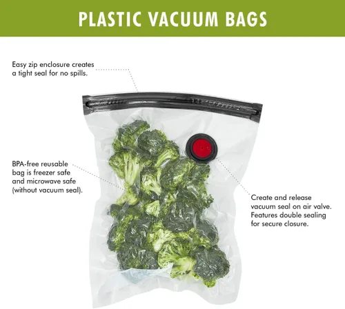 Miniatura 4 de Zwilling Fresh & Save. Juego de bolsas selladoras al vacío para alimentos.