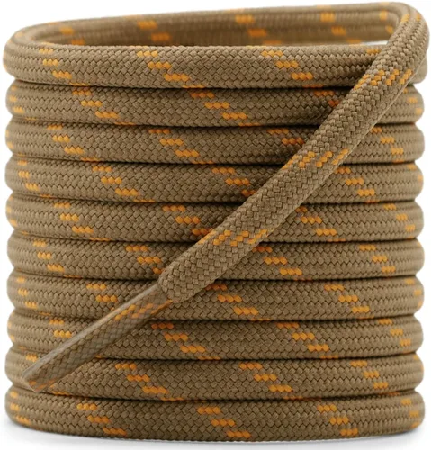 DELELE - 2 pares de cordones para botas de trabajo al aire libre, montañismo, senderismo y caminatas