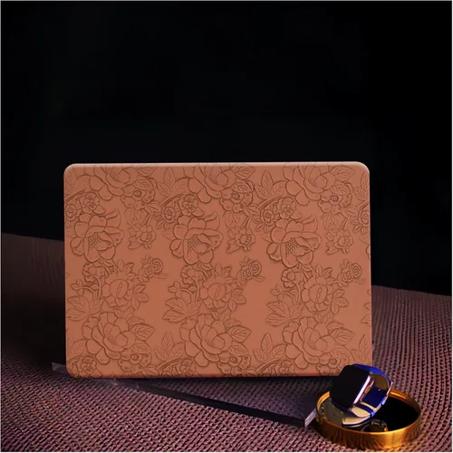 Miniatura 28 de Funda a cuadros para MacBook Air de 13 pulgadas M5 M4 M3 M2 2026-2022 A3240 A3113 A2681, piel a cuadros con textura a cuadros para MacBook Air 13.6
