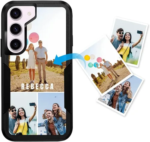 Miniatura 115 de Funda protectora personalizada para Samsung Galaxy S22 Ultra 5G (versión 2022), funda protectora de doble capa resistente con múltiples fotos, a