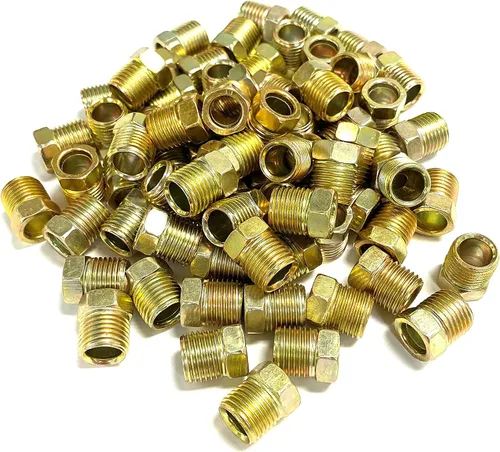 Miniatura 3 de The Stop Shop Tuercas de tubo invertido para tubo de 5/16 pulgadas, 1/2"-20 hilos (paquete de 4)