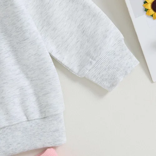 Miniatura 37 de GOOCHEER Conjunto de ropa de manga larga para niña pequeña, camisa y pantalones para niña, conjunto de ropa de primavera, otoño e invierno