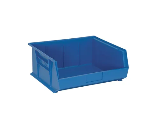 Miniatura 8 de QUANTUM STORAGE SYSTEMS K-QUS230BL-8 - Paquete de 8 contenedores de plástico apilables y colgantes, 10 x 5 x 5 pulgadas, color azul